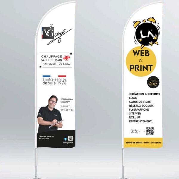 Oriflamme publicitaire — L&A Communication