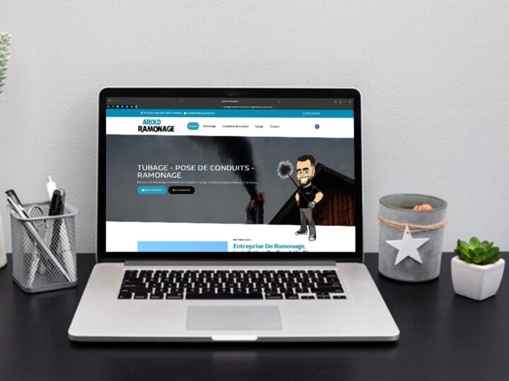 Site internet Arold Ramonage réalisé par L&A Communication
