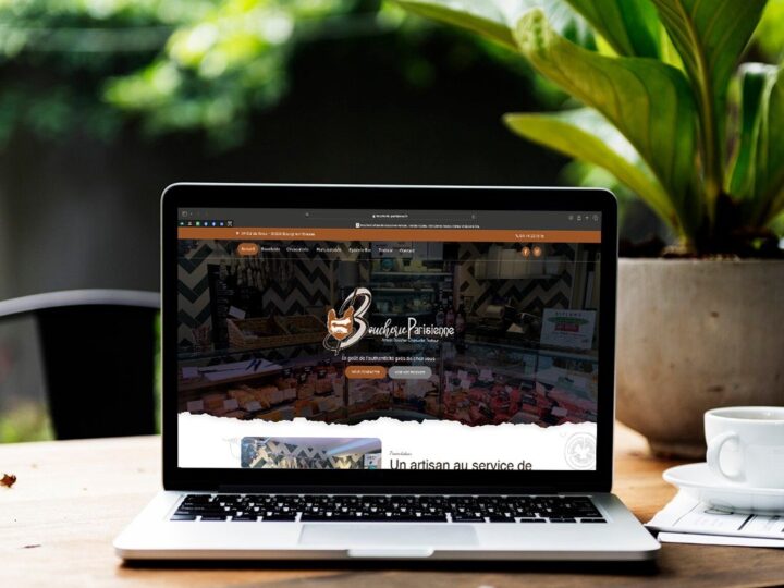 Site internet Boucherie Parisienne réalisé par L&A Communication