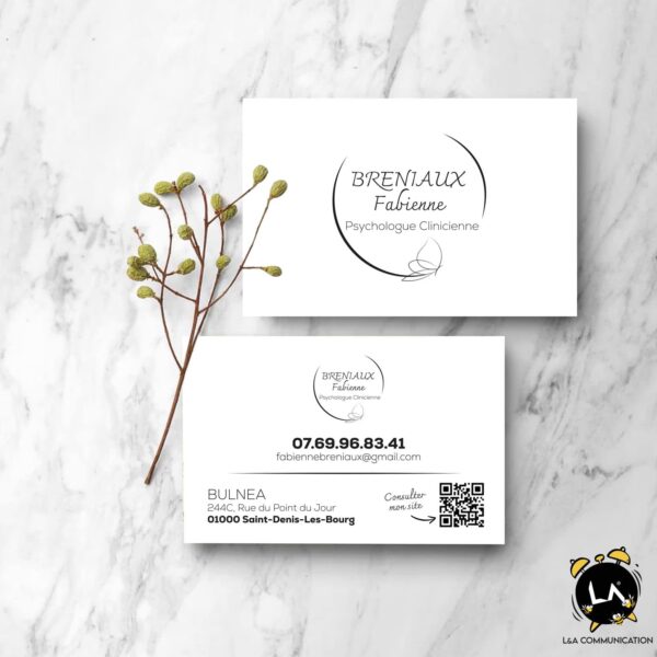 Carte de visite personnalisée — L&A Communication (visuel 6)