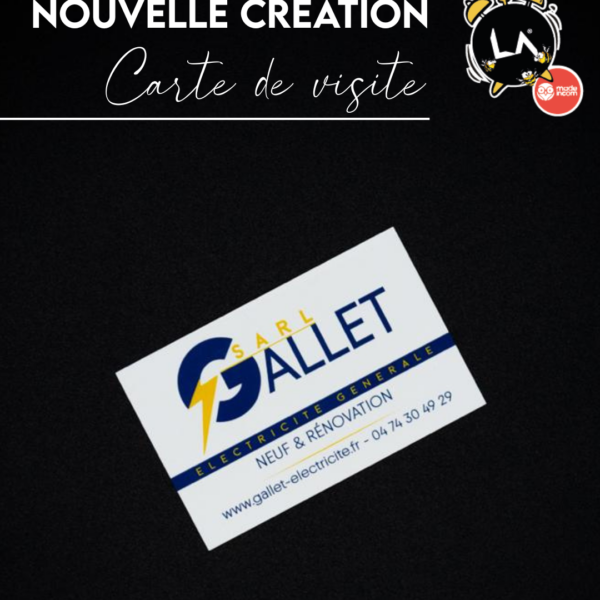 Carte de visite personnalisée — L&A Communication (visuel 3)