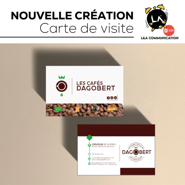 Carte de visite personnalisée — L&A Communication (visuel 5)
