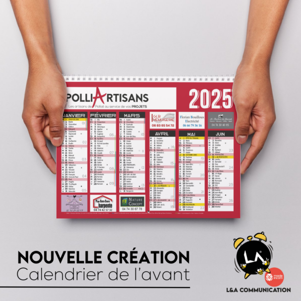 Calendrier personnalisé — L&A Communication (visuel 3)