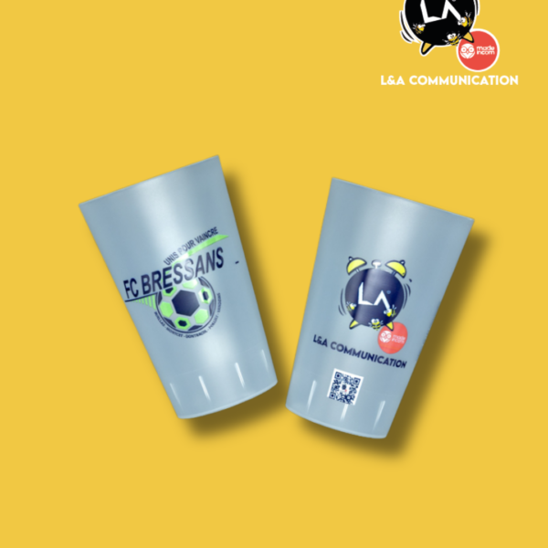 Gobelet réutilisable personnalisé — L&A Communication (visuel 2)