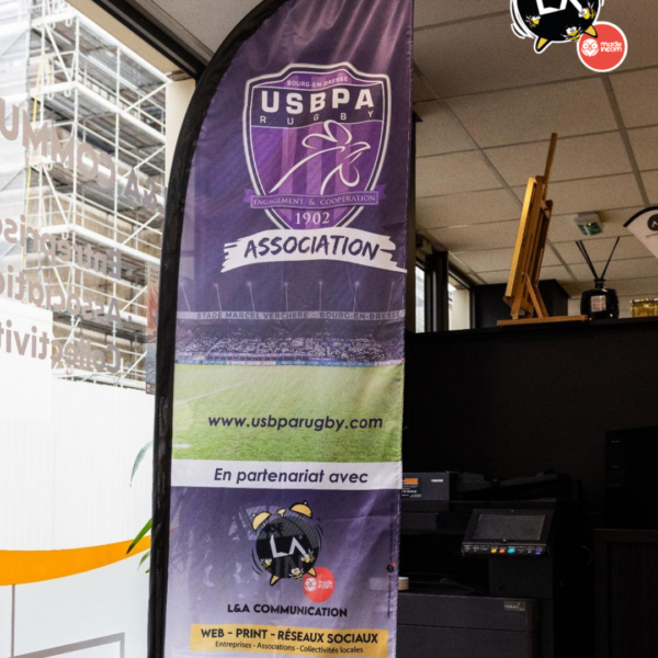 Oriflamme publicitaire — L&A Communication