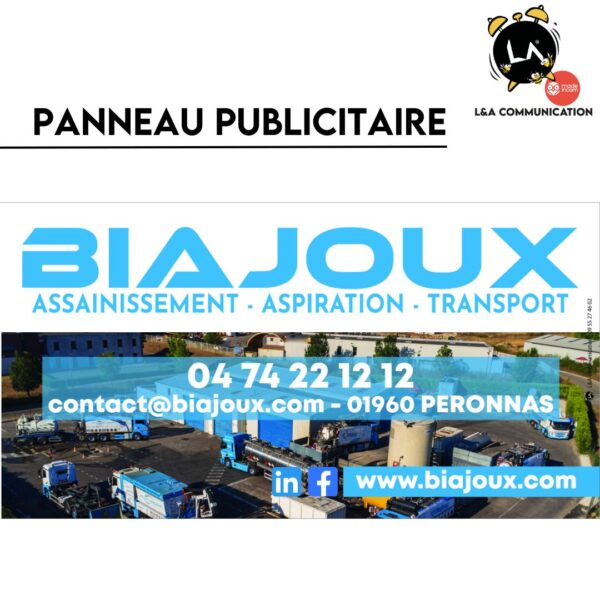 Panneau publicitaire — L&A Communication