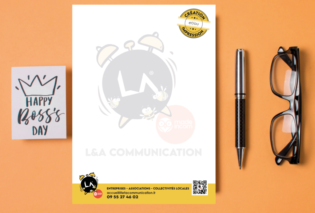 Bloc-notes personnalisé — L&A Communication