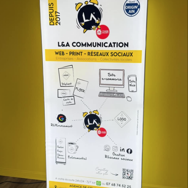 Lightbox pliable — L&A Communication (visuel 3)