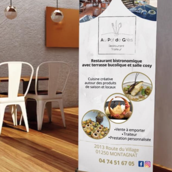 Roll-up personnalisé — L&A Communication