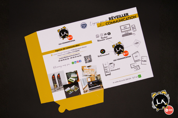 Pochette à rabat personnalisée — L&A Communication (visuel 4)
